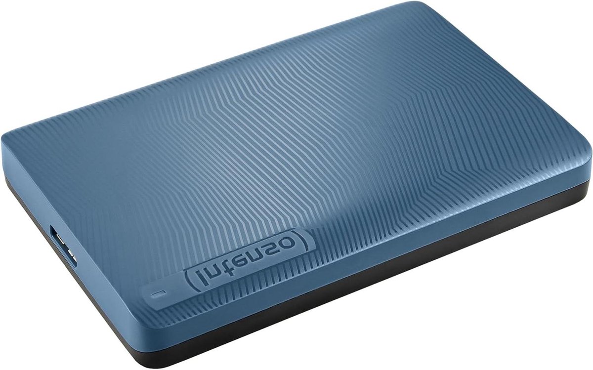 Draagbare Harde Schijf - Externe Opslag - Bestanden Opslaan - Inclusief Backup Software - 2 TB - Blauw