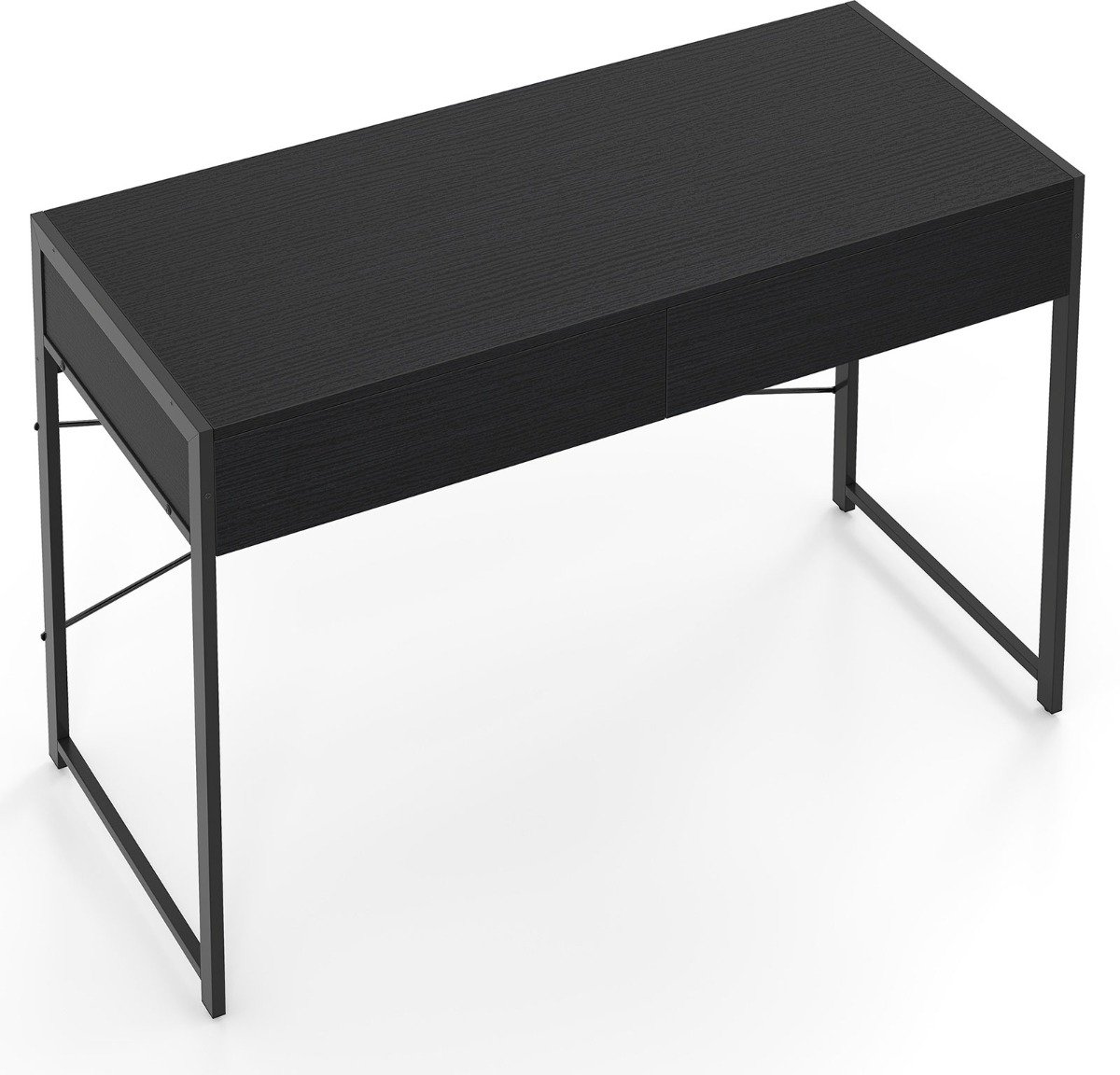 SureDeal® - Bureau - Computertisch - Lades Compacte Werktafel - 111x48x76 cm - Donkerbruin