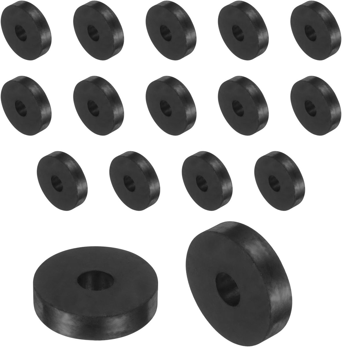 Rubberen Onderlegringen - Afstandhouders - 35x10x8 mm - 16 stuks