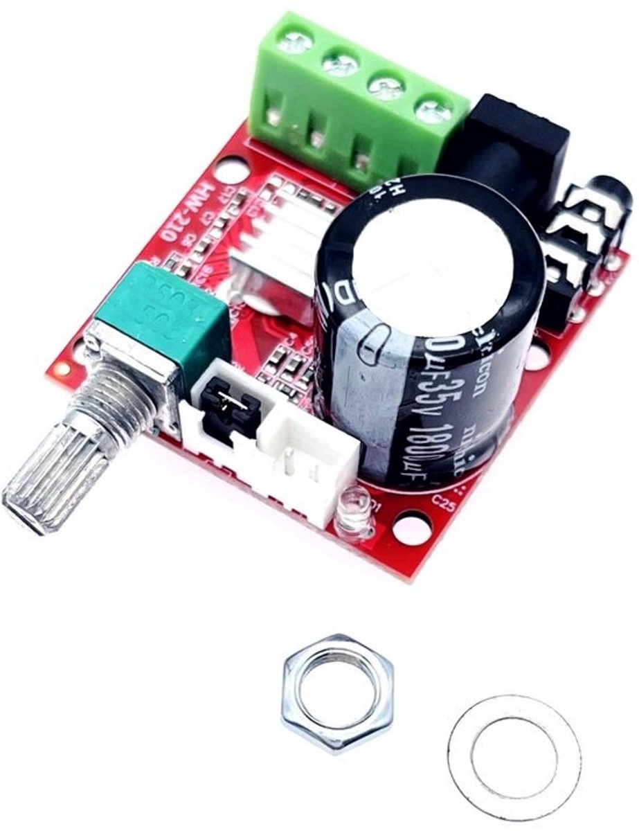 2 Kanaals Stereo Audio Eindversterker Module DC 12V Klasse D Vermogen 2x10W of 2x15W