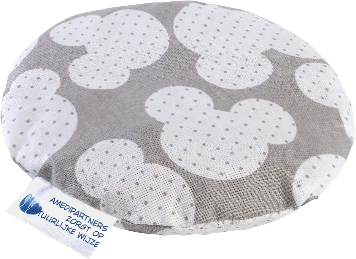 Warmara Warmtekussen Baby - Baby Warmtekussen - Warmtekussen - Grijs - 15cm x 15cm x 2cm