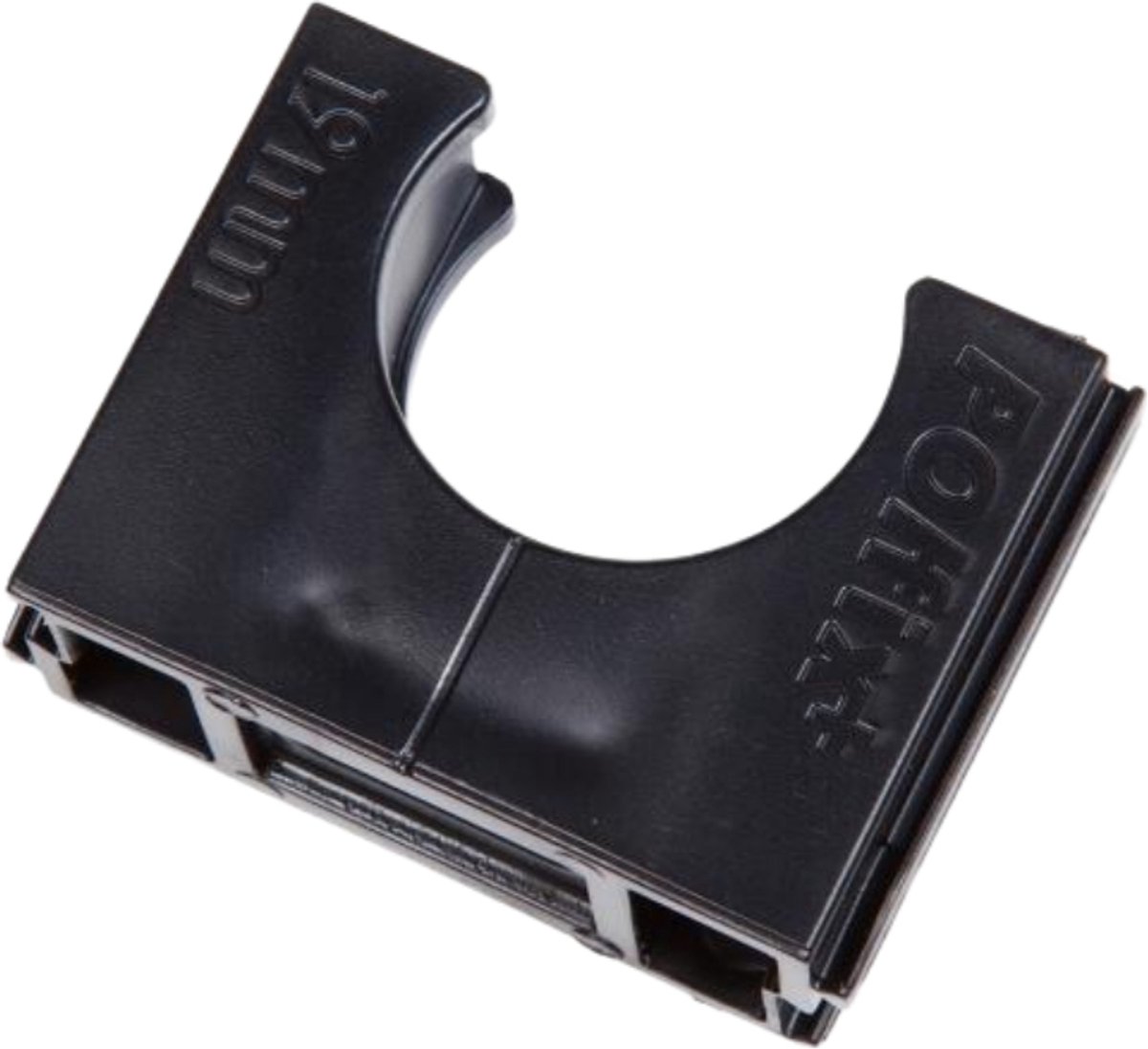 PIPELIFE klemblok 16mm PVC UVS - Polfix zwart per 150 stuks (1196901423)