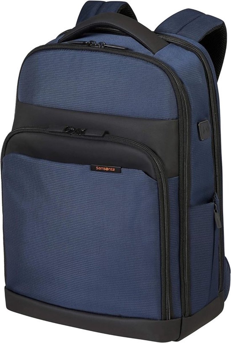 Laptop Rugzak 14 Inch met USB Aansluiting - Blauw