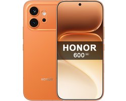 HONOR 600 Oranje – 5G Smartphone 6,57'' – 8GB 256GB – IP69K – 200MP OIS Camera - Android 16