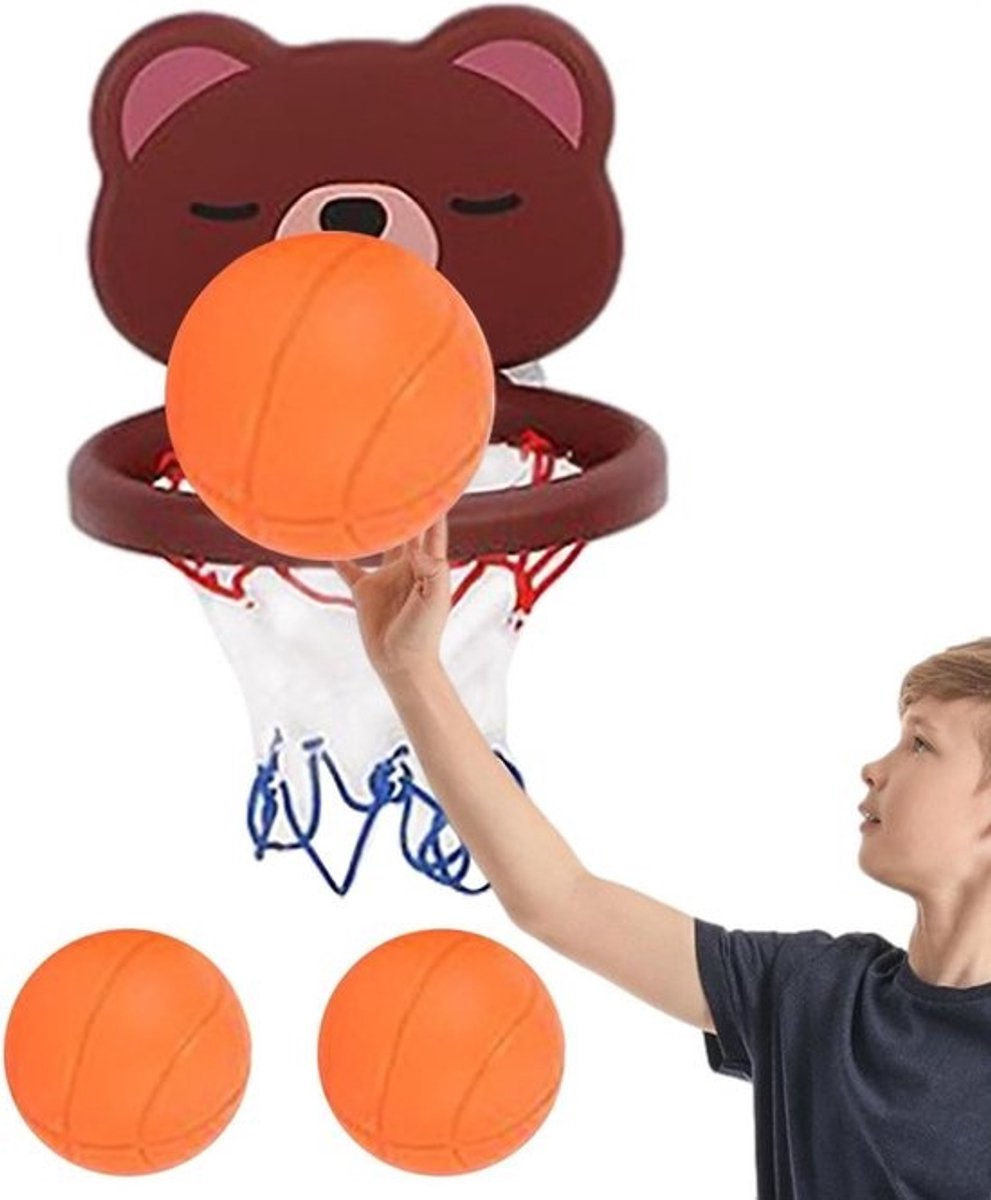Mini Basketbalring - Binnenshuis Basketbal - Indoor Spelen - Zuignap Bevestiging - 16 x 14 cm - Niet gespecificeerd