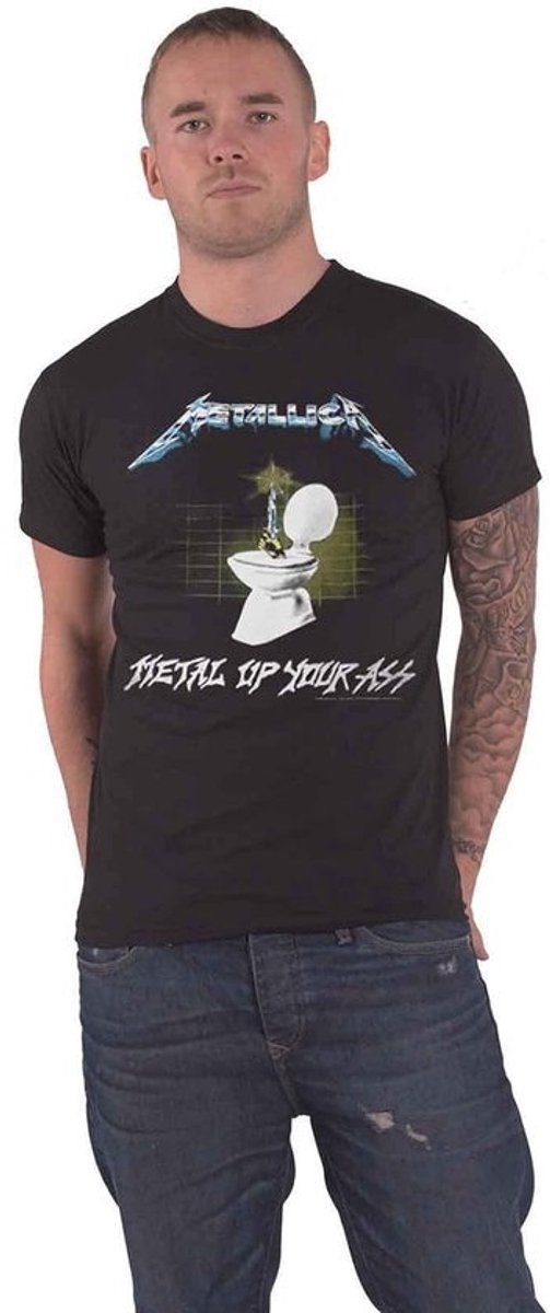Band T-shirt - Muziek Shirt - Casual Kleding - Officieel Gelicentieerd - Maat L - Zwart