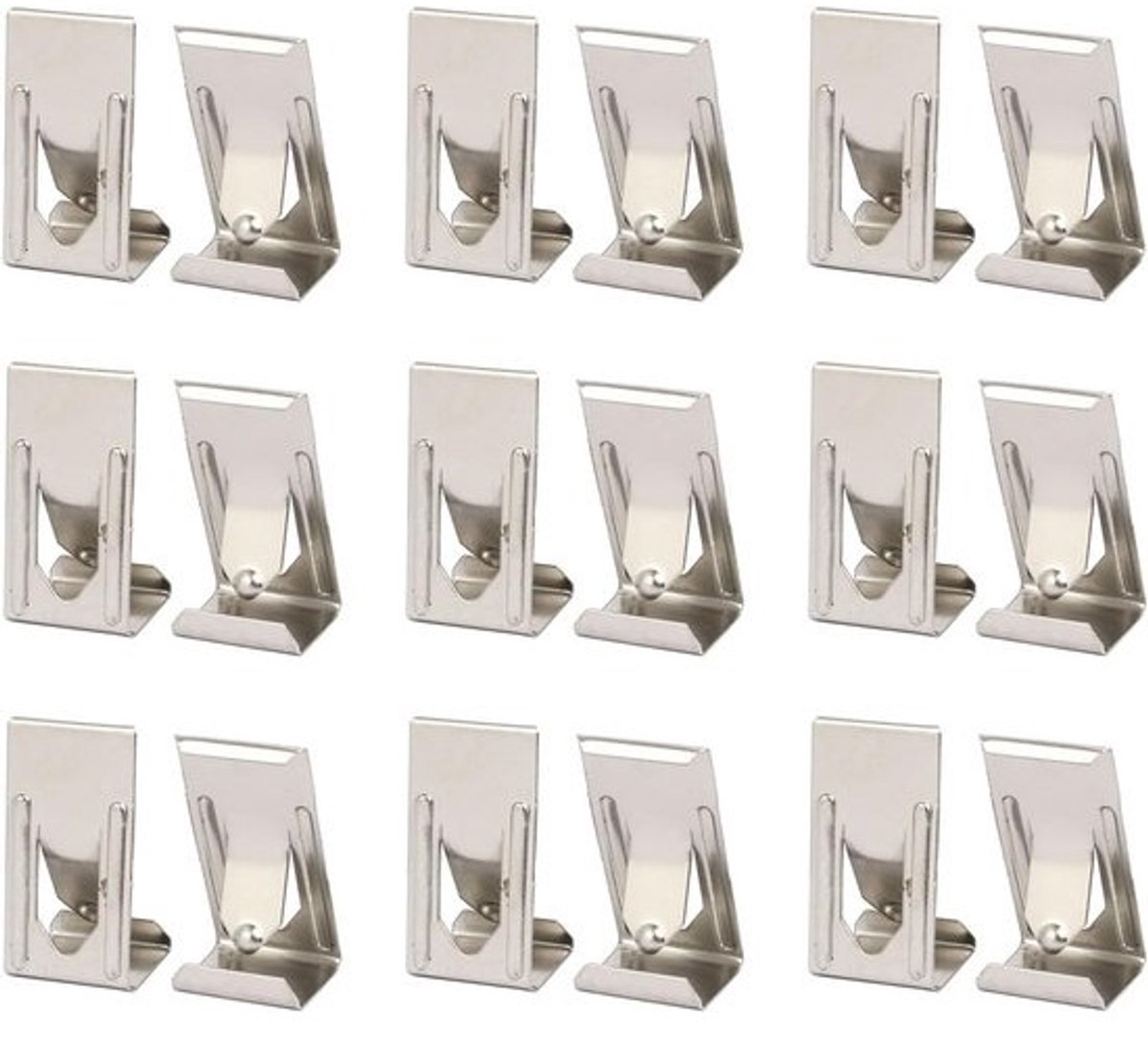 Metalen veerklemmen voor fotolijsten en knutselen - 30 stuks