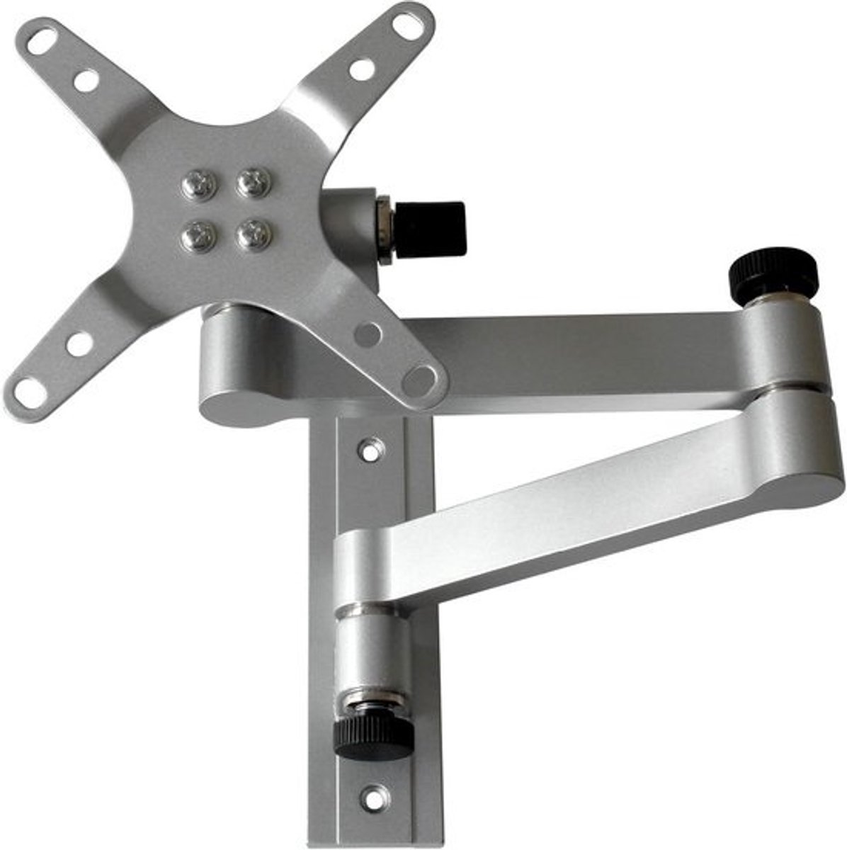 TV-monitorsteun zilver in camper voor 19'-32' inch TV VESA 75 100 muurbeugel model: WHS-19