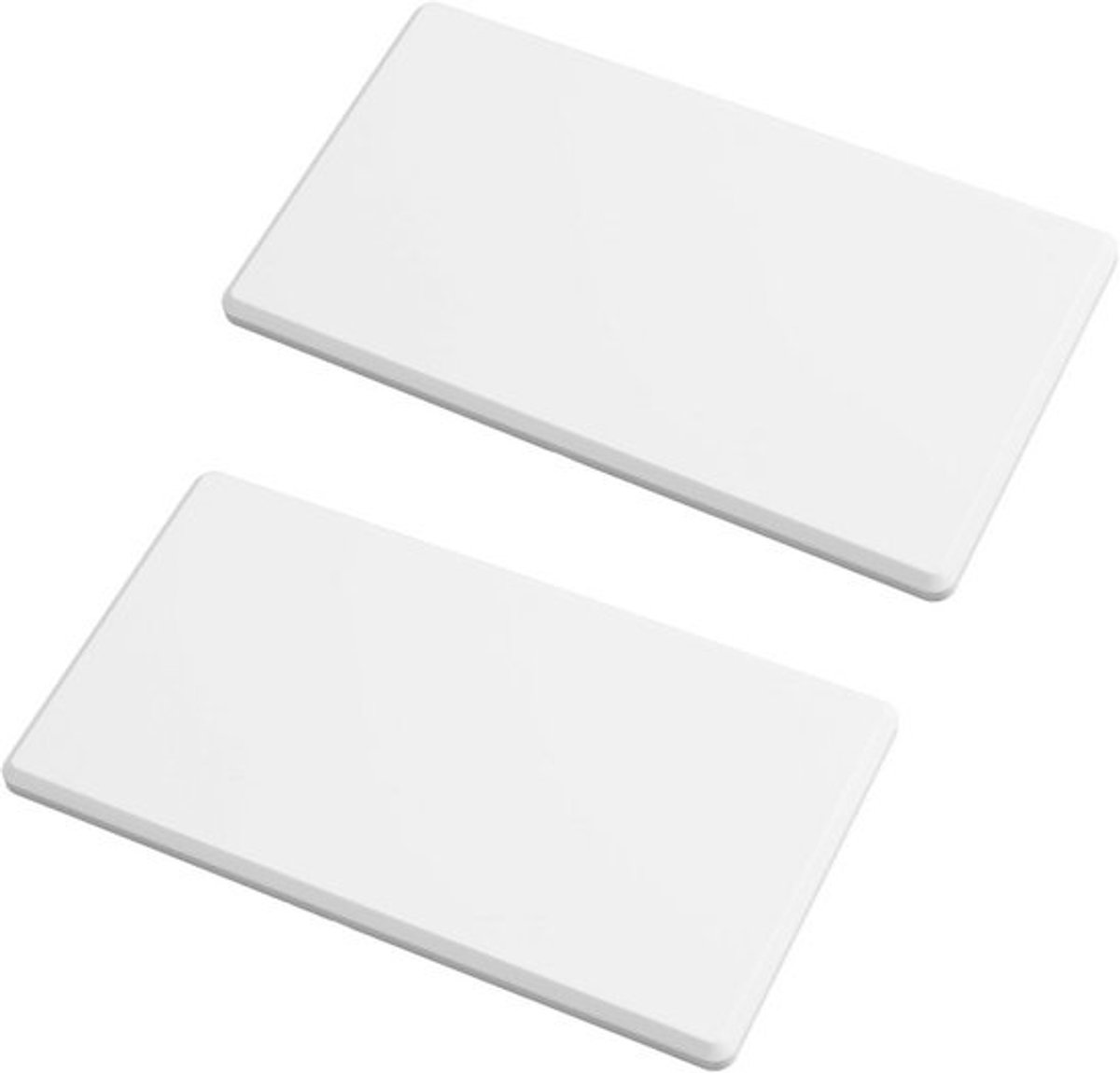 Wandplaat Deksel - Afdekplaat Stopcontact - Ongebruikte Gaten Dichten - Schroefloos Bevestigen - 18.4 x 18.4 cm - Wit
