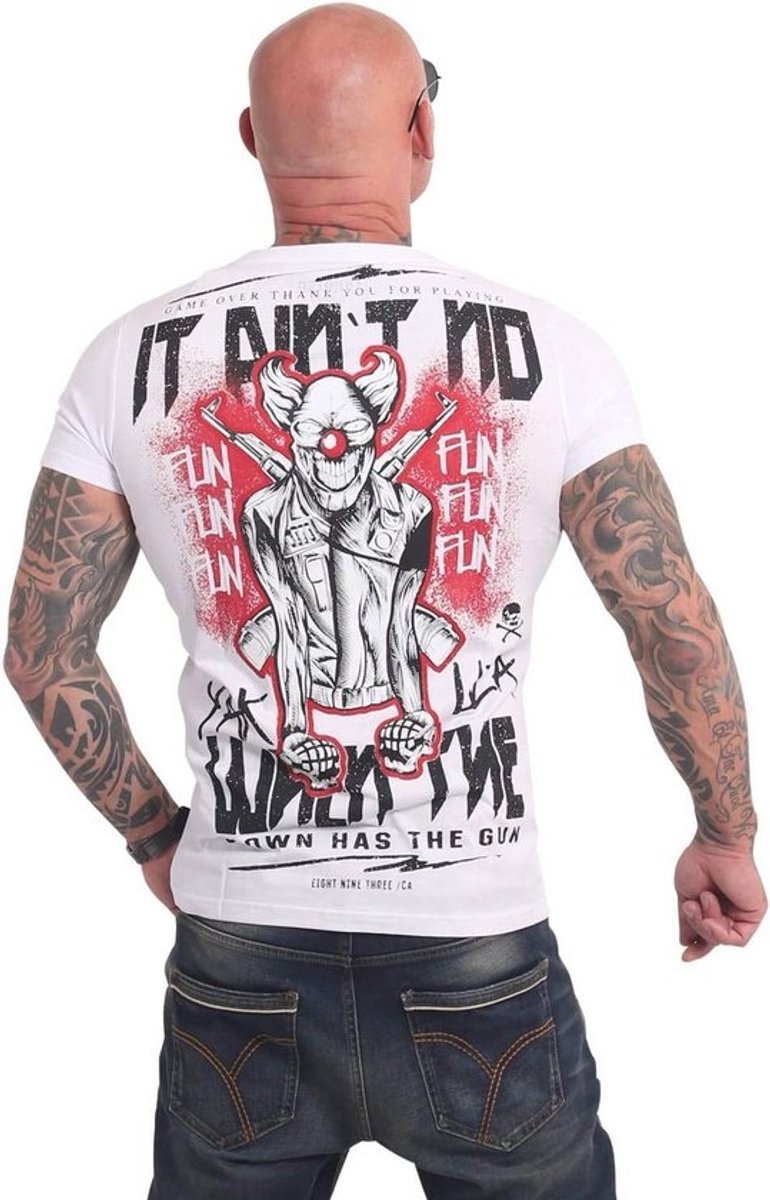 Yakuza No Fun T-shirt voor heren - Vintage look met grafische prints