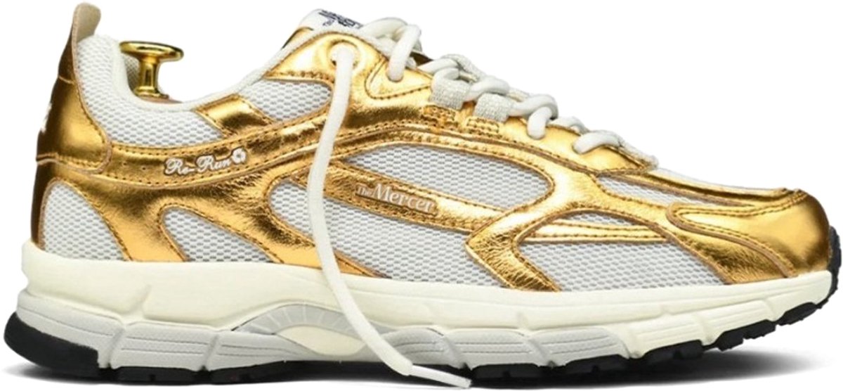 Mercer Amsterdam - Dames Sneakers The Re-Run Pineapple 2.0 - Goud - Maat 45