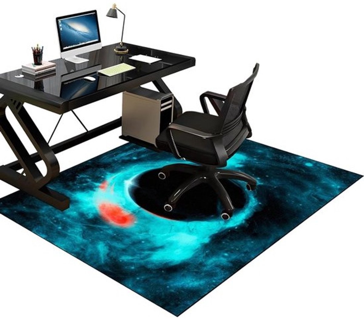 Vloerbeschermingsmat Stoel - Bureaustoelmat Tapijt - Vloer Beschermen - Antislip Achterkant - 120 x 160 cm - Kleur 753