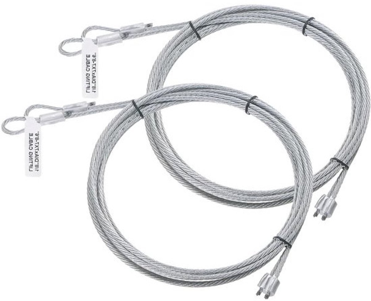 Garagedeur Kabel - Torsieveer Kabel - Garagedeur Onderhoud - Verzinkt Staal - 25 meter - Zilver
