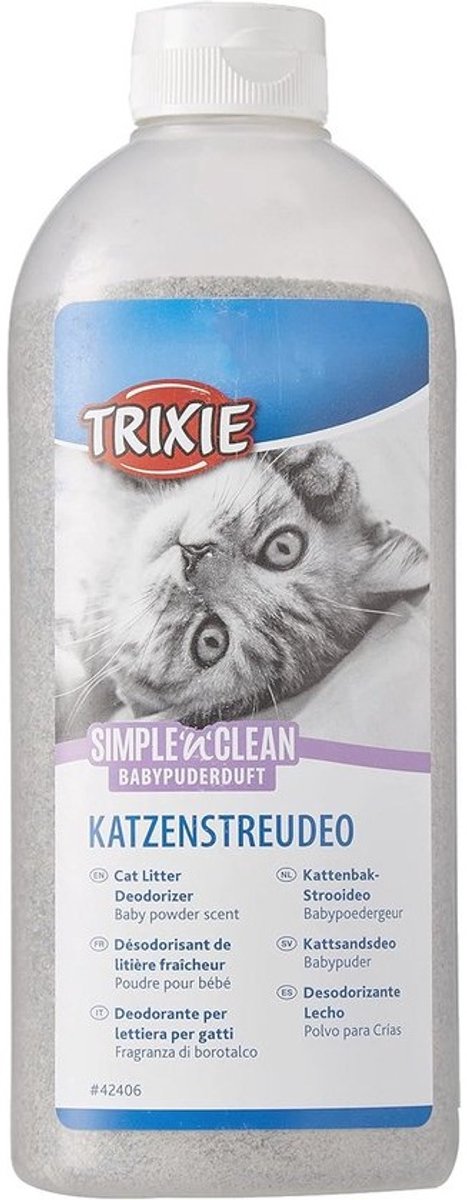 Kattenstrooideo met babypoedergeur - 750 g