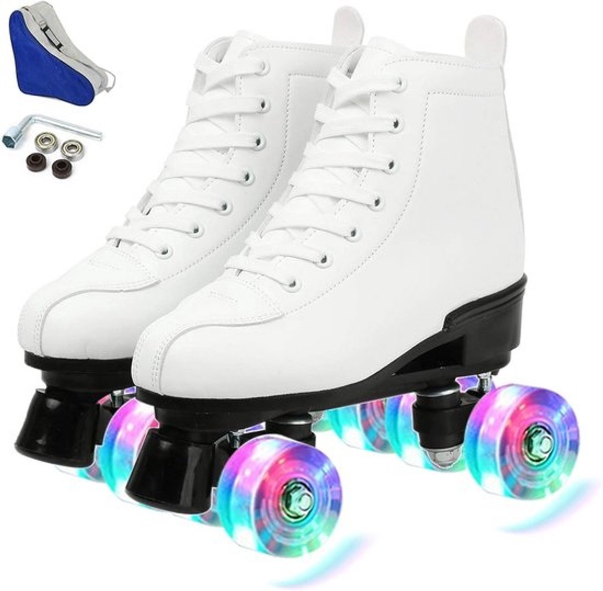 Verstelbare Dubbele Rij High-Top Rolschaatsen voor Volwassenen