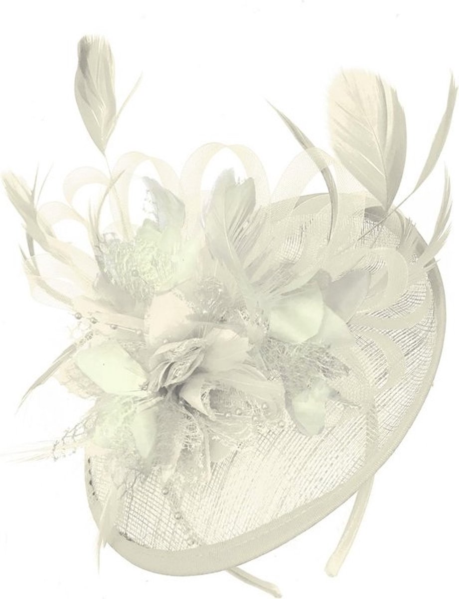 Elegante Fascinator Hoed Schotel Voor Dames Bruiloft Hoofddeksel
