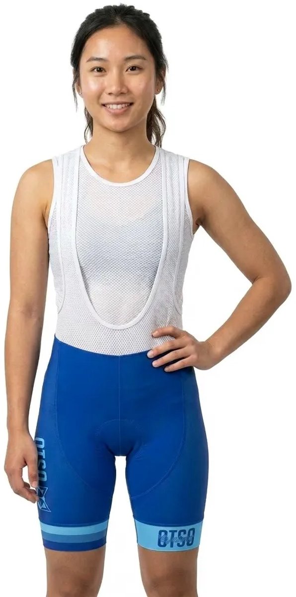 Otso Aoki Fietsbroek Wit,Blauw S Vrouw