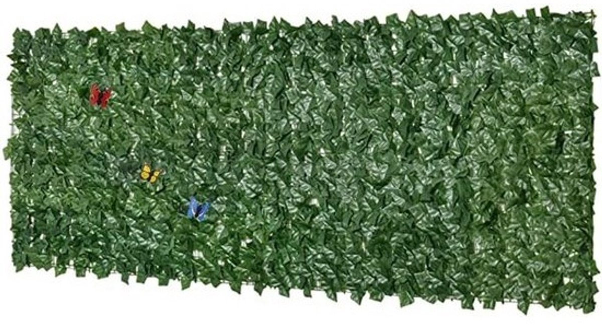 Kunstmatige Bladhaag - Privacyhek - Tuin Decoratie - Onderhoudsvrij - 15 x 5 m - Groen
