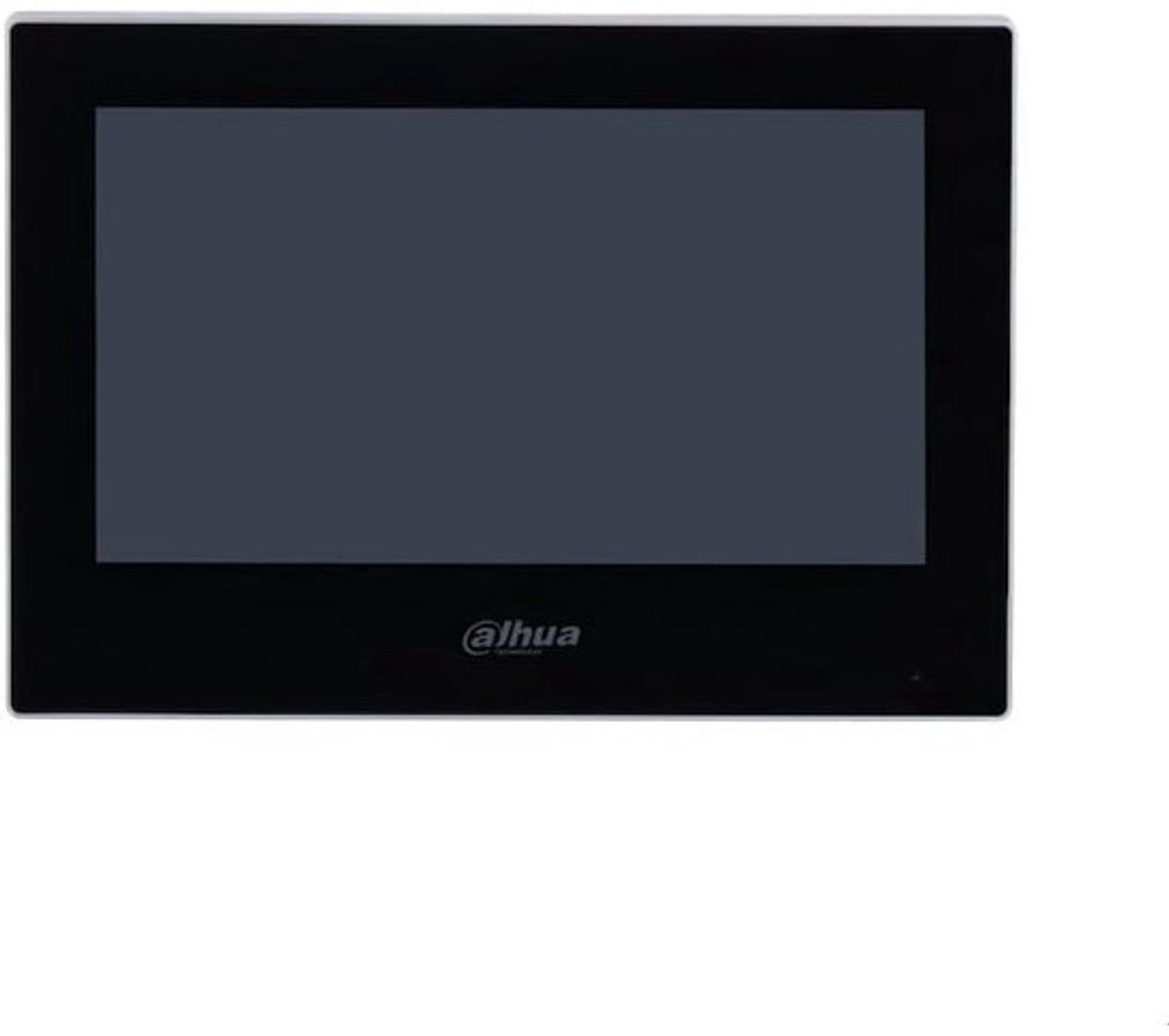 Video Intercom Monitor - Binnenunit Beeldscherm - Toegangscontrole Huis - PoE en Wi-Fi Connectie - Zwart