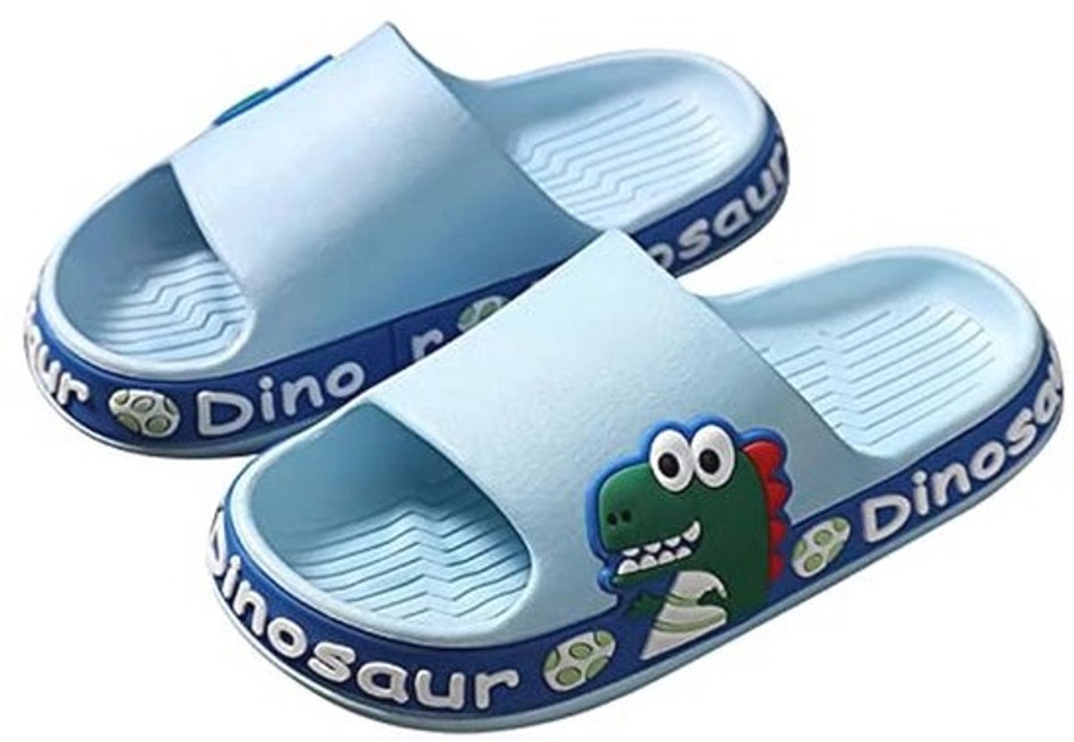 Antislip Zwembadschoenen voor Kinderen - Dinosaurus Slippers voor Jongens en Meisjes (Maten 24-35)