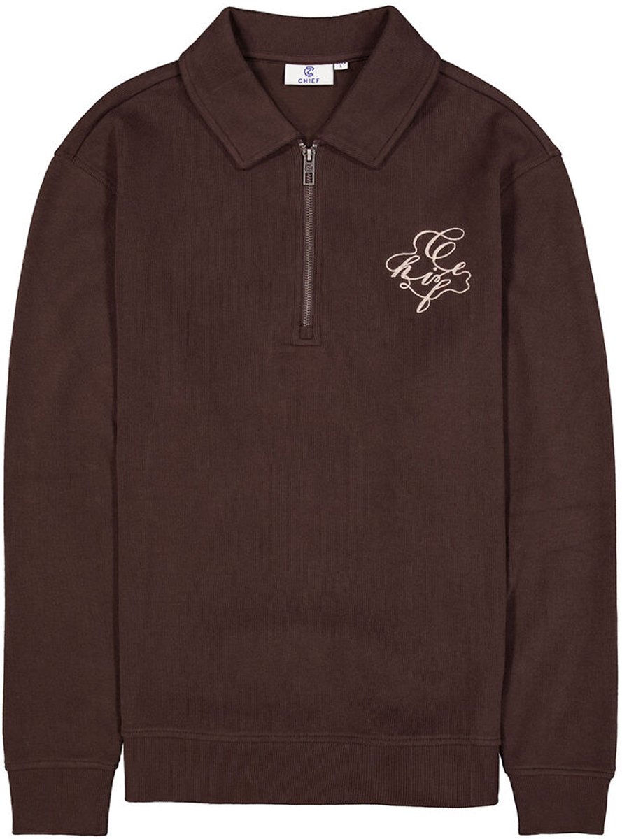 Chief Heren Sweater Bruin - Maat M