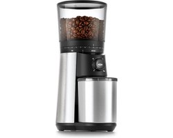 Conische Burr Koffiemolen - Elektrische Molen - Verse Koffie - Roestvrij Staal - 17x30x37cm - Zwart