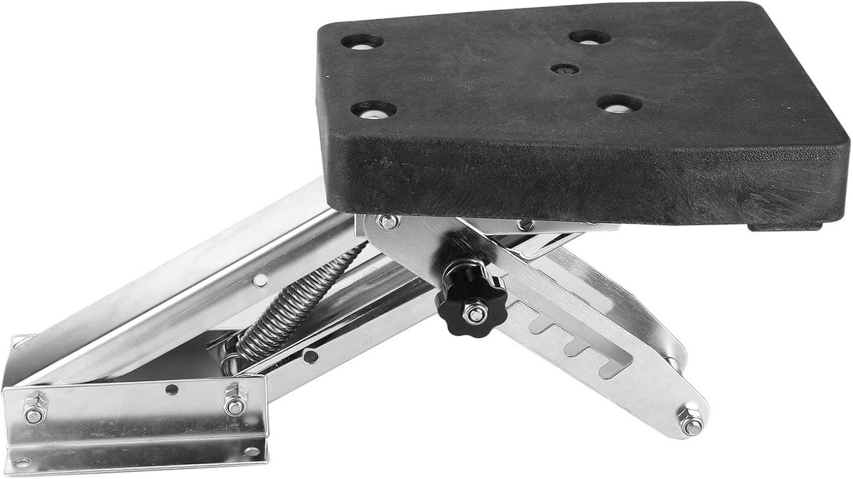 Robuuste RVS Steun voor Buitenboordmotoren tot 110 lbs - Ideaal voor 2-Takt Motoren en Kicker Motoren
