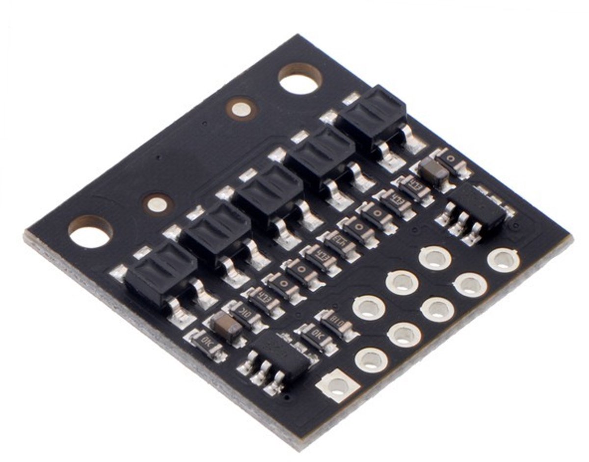 QTR-HD-05RC Reflectiesensor-array: 5-kanaals, 4 mm pitch, RC-uitgang Pololu 4105