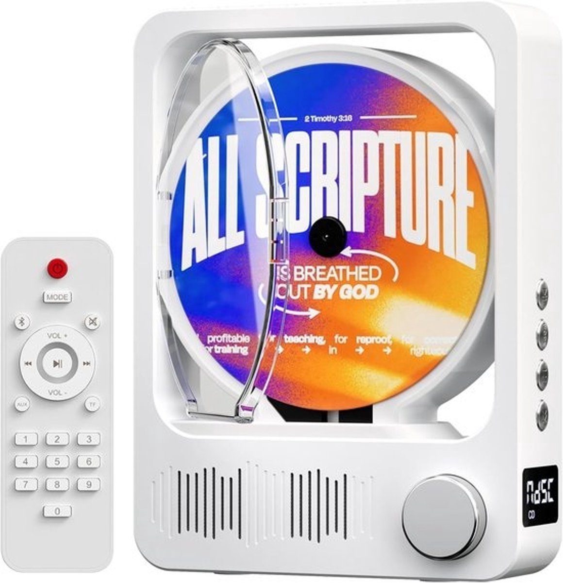 Discman CD Speler - Walkman - Bluetooth - Helder