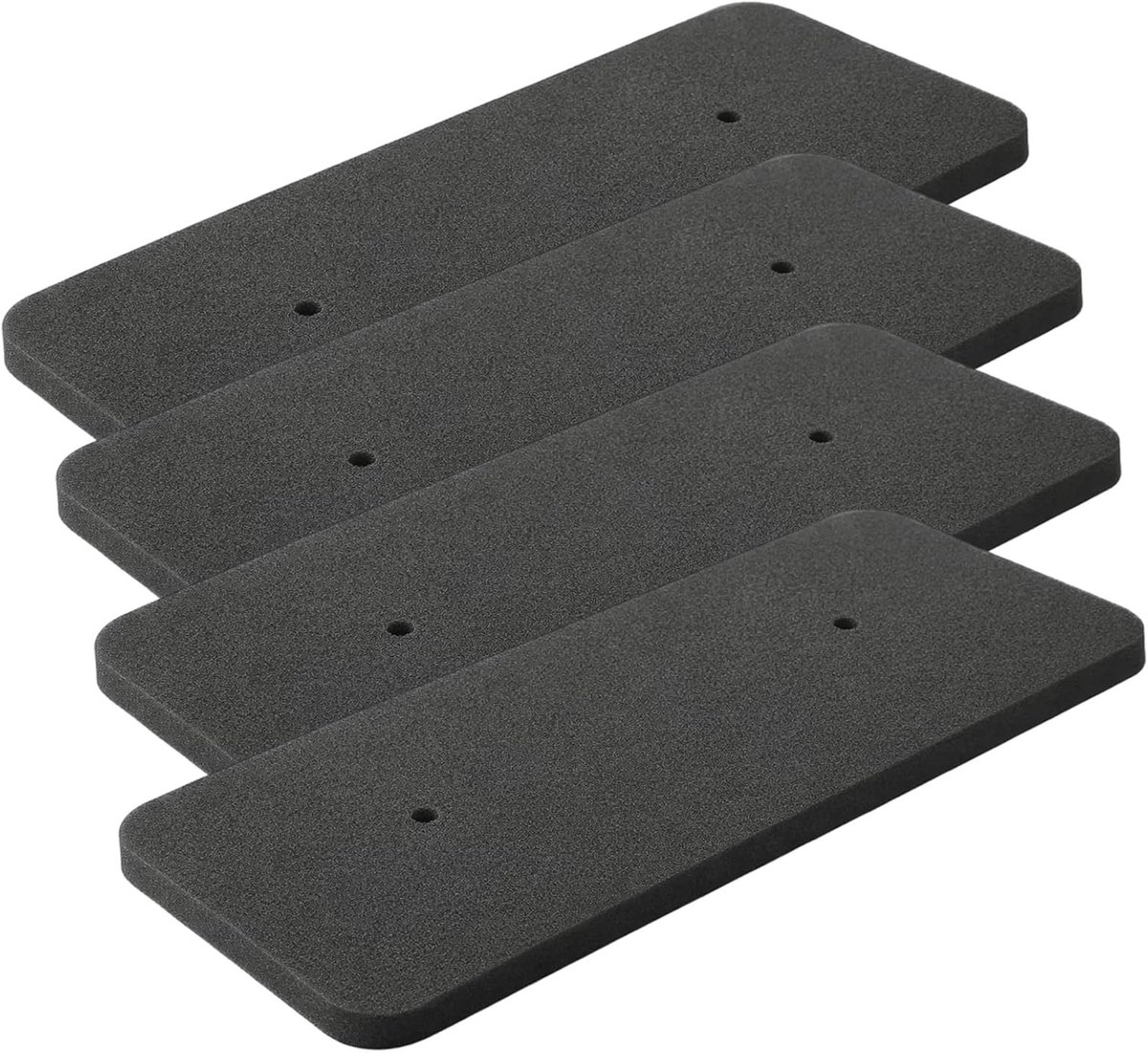 Droogfilter voor warmtepompdrogers, 4 stuks, sponsfilter 275 x 125 x 10 mm, vervangingsfilter, efficiëntie verbeteren, luchtcirculatie optimaliseren