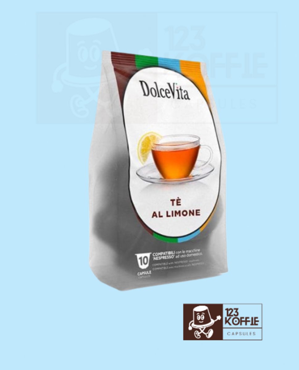 Dolce Vita Tè al Limone – 10 Nespresso® compatibele theecapsules