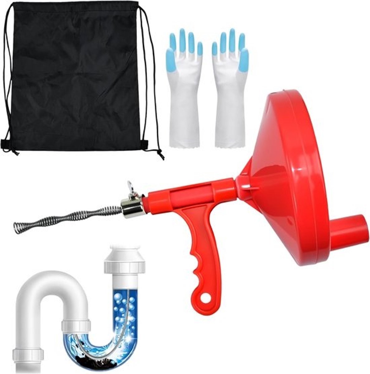 Borstel Set - Make-up Hulpmiddelen - Professionele Make-up - Zachte Vezels - 6 Stuks - Rood