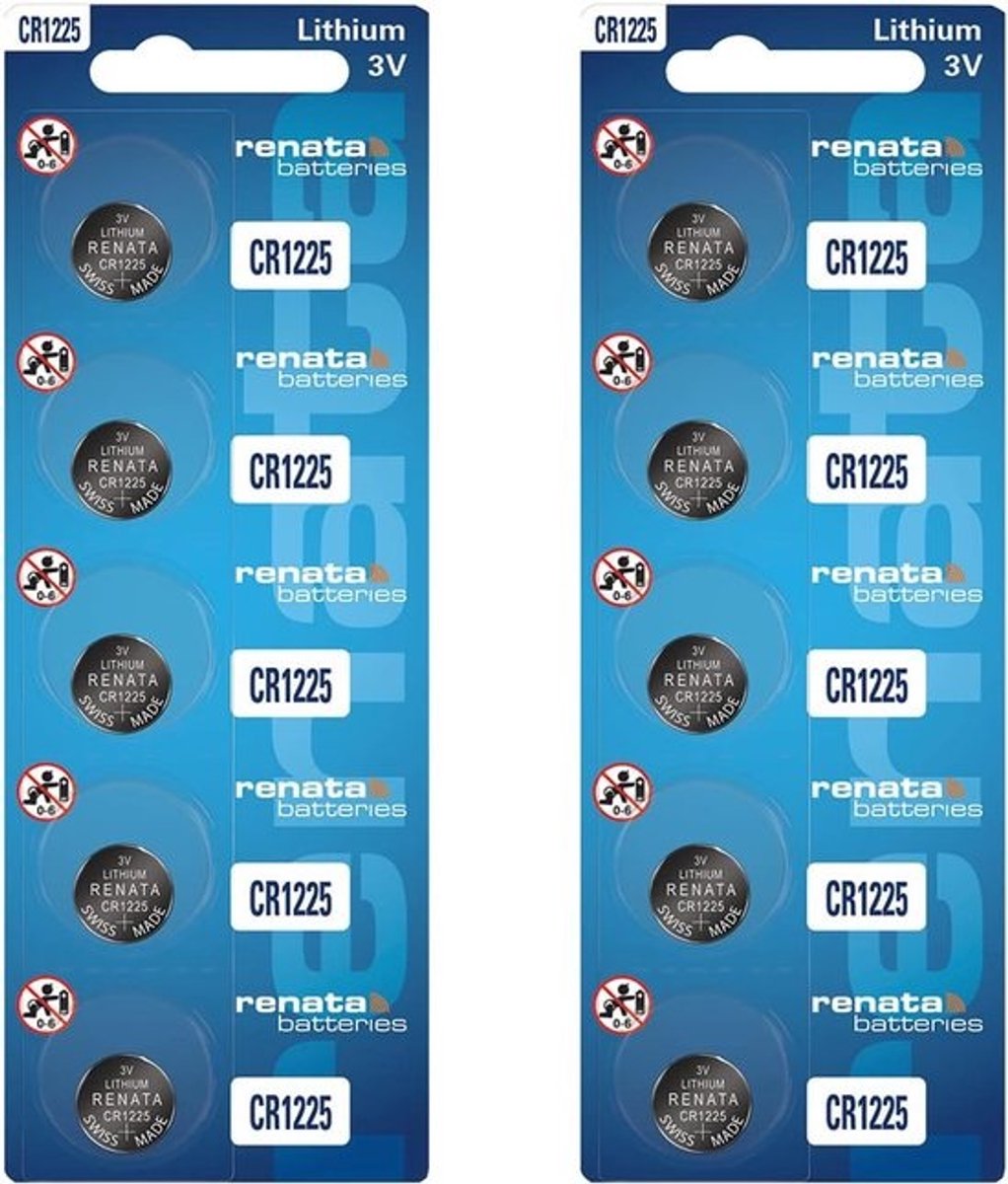 Batterijen 10 Stuks - Knoopcel Batterijen - Apparaten Voeden - 3 Volt Lithium - CR1225