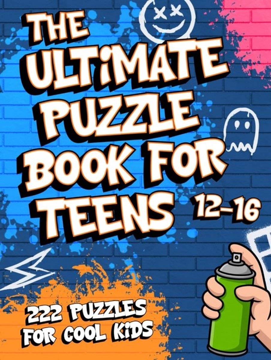 Puzzelboek voor Tieners 12-16 Jaar - Doolhoven, Kruiswoordraadsels, Sudoku & Meer