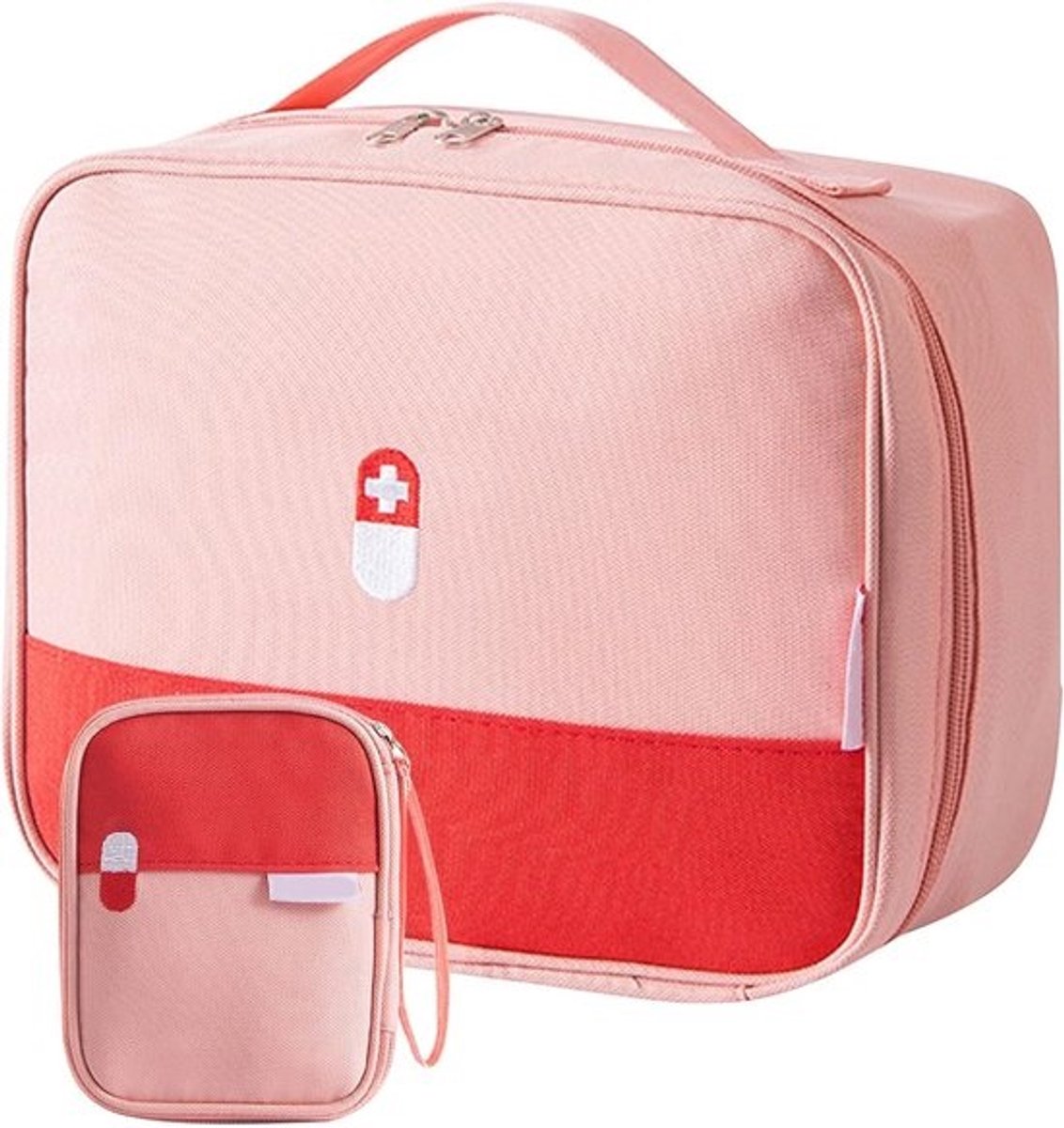 Medicatie Tassen - EHBO Kits - Veilig Medicijnen Opslaan - Waterdicht Ontwerp - 25 x 135 x 20 cm - Roze