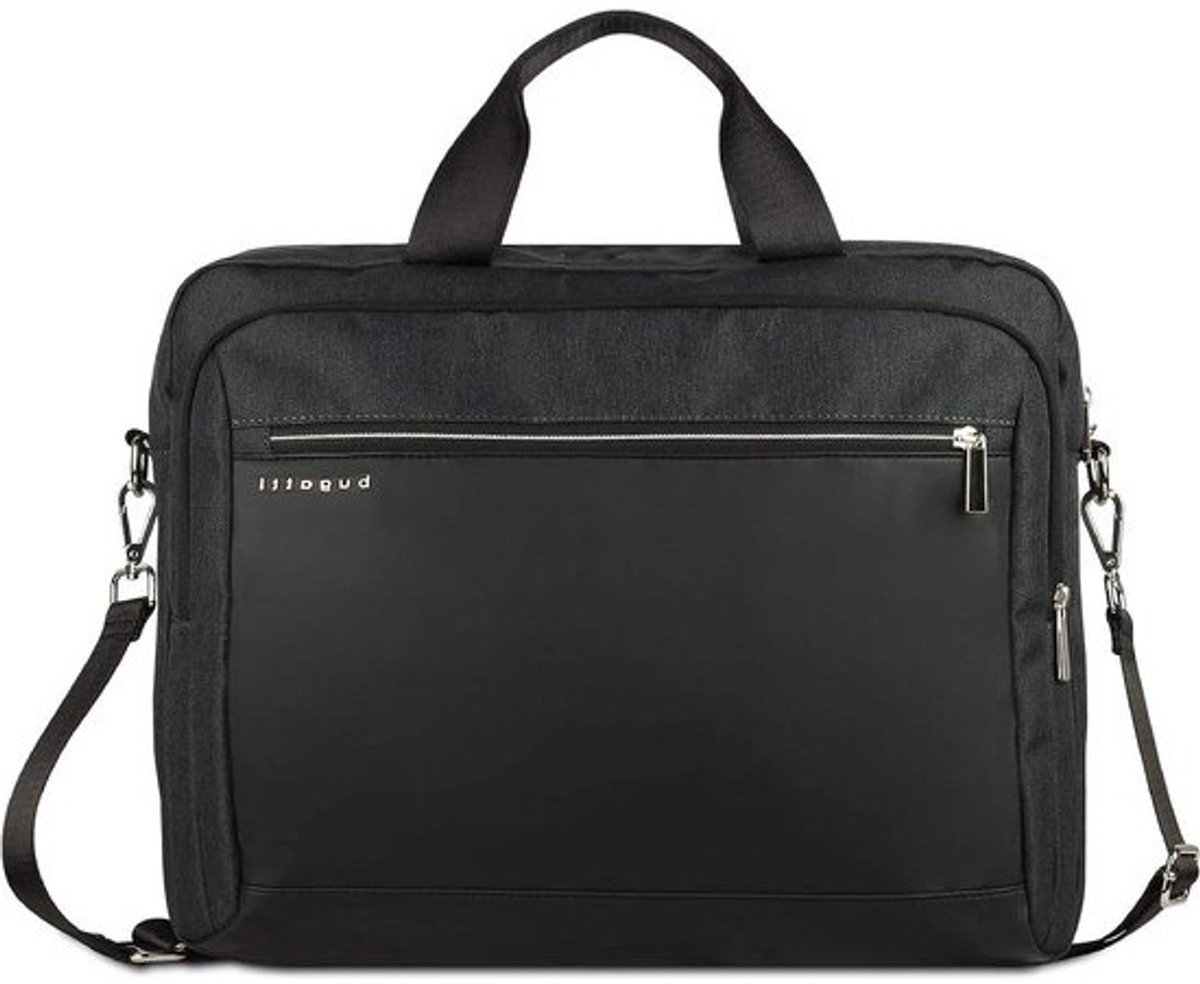 Laptoptas 15 Inch Portfolio Heren Aktetas met RFID Beveiliging - Antraciet