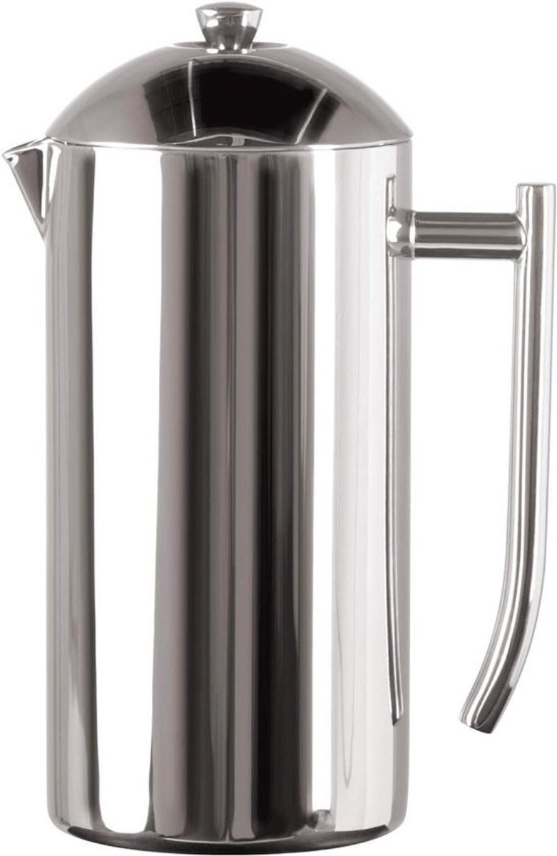 Franse pers koffiezetapparaat - Koffiezetter thee - Verse koffie zetten - Dubbelwandig RVS - 17 oz capaciteit - Gepolijst