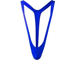 Heren Mankini String Zwembroek V-Hals Strandoutfit Party Kleding