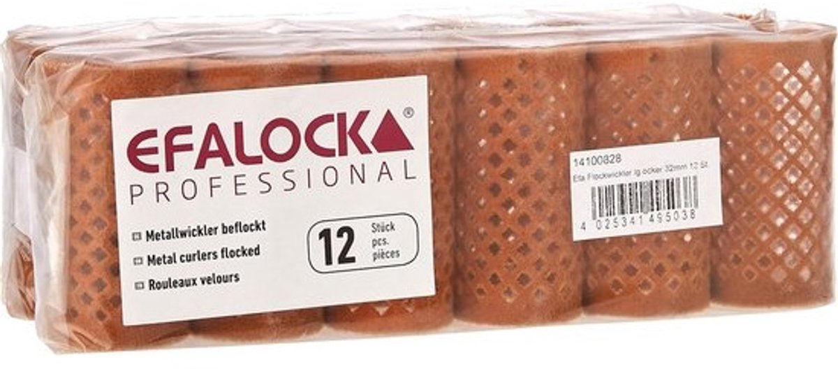 Metalen Haarrollers 32 mm - Gele Wikkelaar voor Permanente Krullen of Golven in het Haar