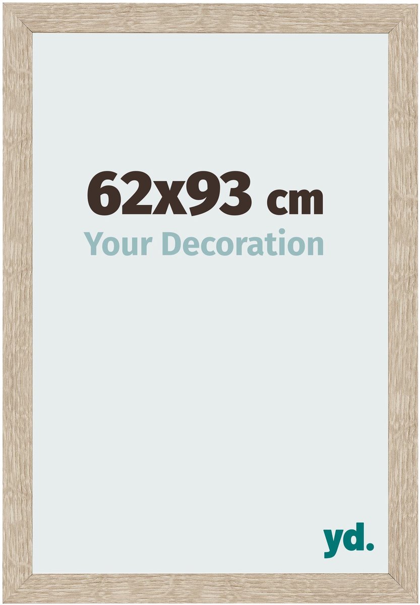 Your Decoration - Fotolijst 62x93 cm - MDF - Sonoma Eiken - Bologna