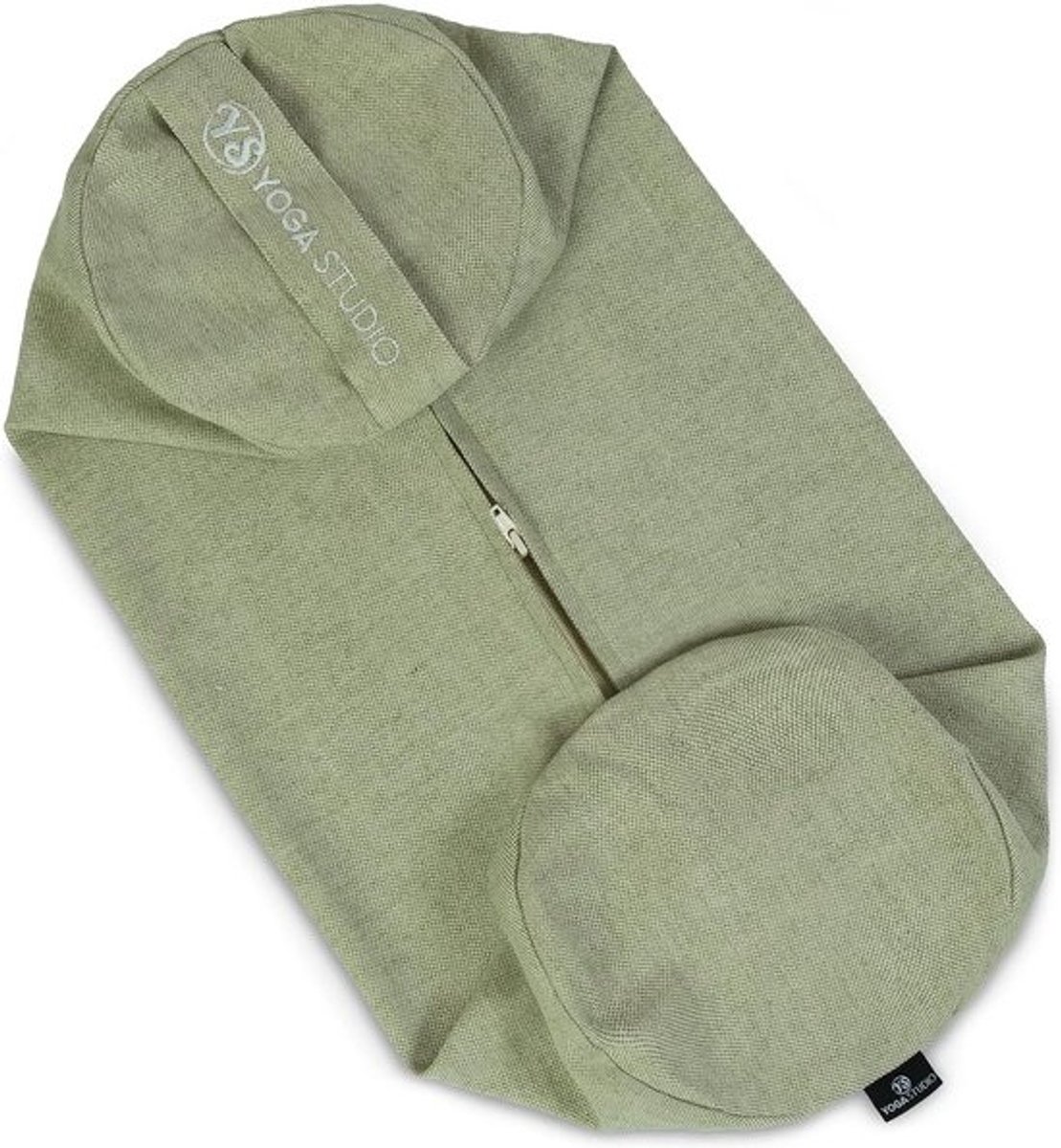 Biologisch katoen bolster cover met handvat en rits