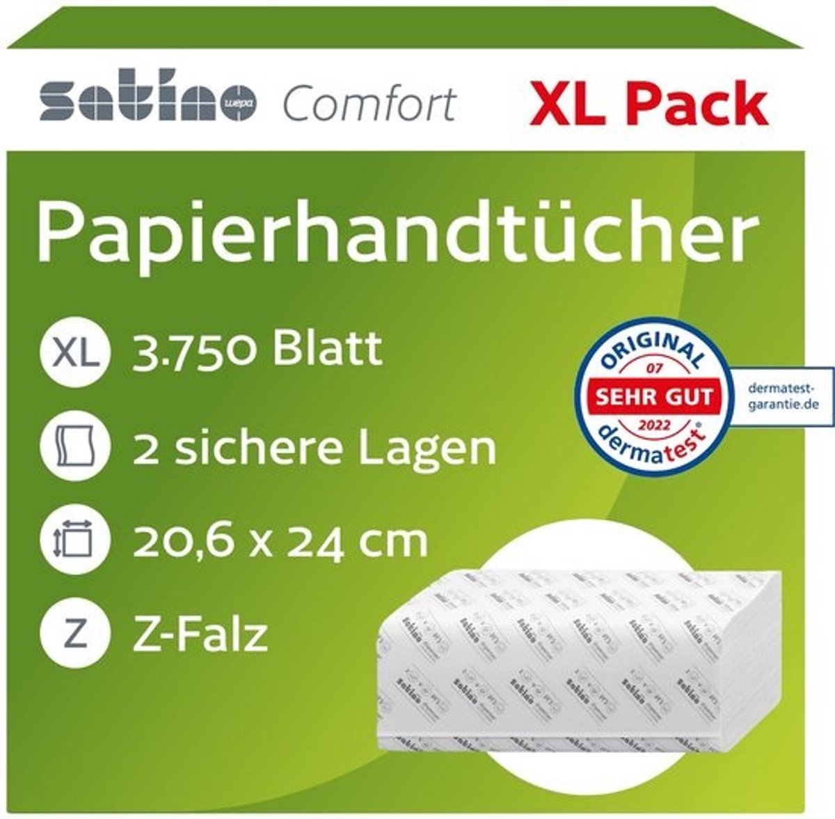Blauwe Centerfeed Handdoekrollen 2Ply – 20x25cm – Voor Universele Dispenser