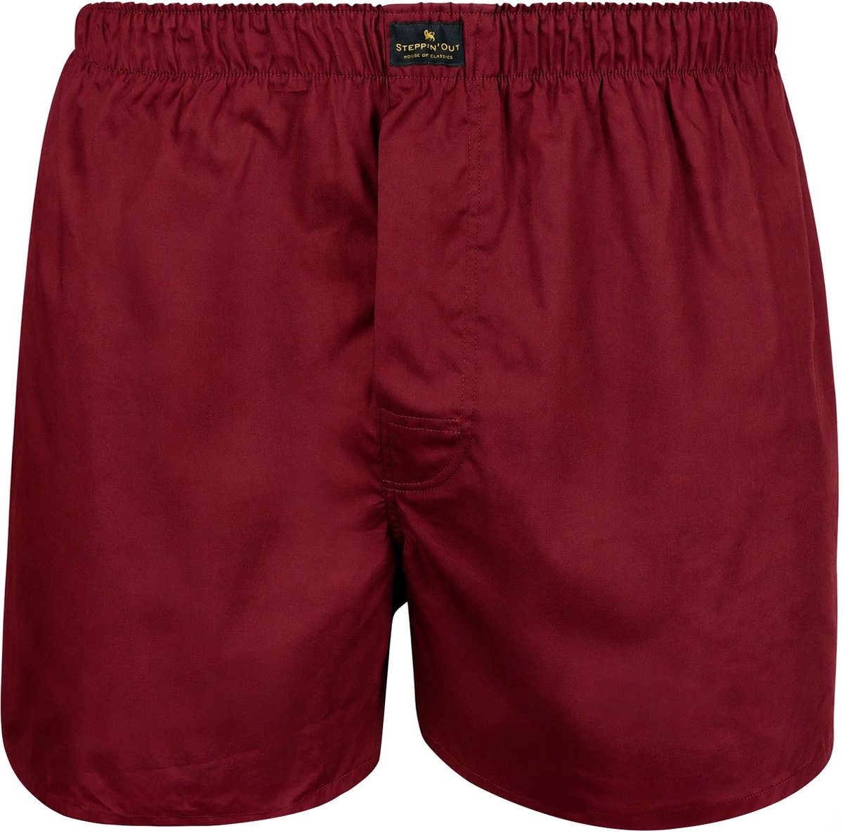 Steppin' Out Boxershort Poplin Rood - Maat XL - Heren - Boxershorts