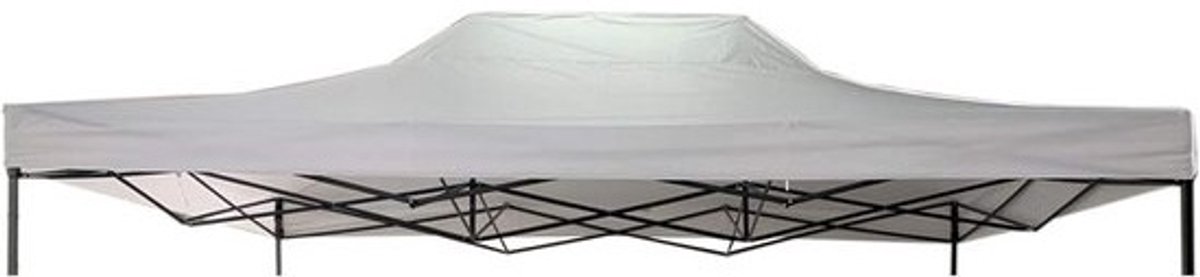 Vervangend Dak voor Paviljoen 3x4,5 Meter Wit Polyester