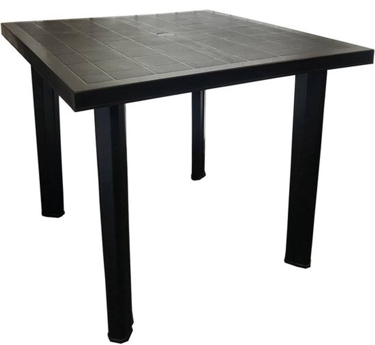 Bistrotafel Kunststof 80x75x72 cm Buiten Eettafel Balkon Terras Camping