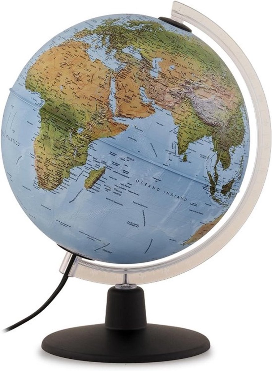 Wereldbol Met Verlichting - Led Lamp Kinderen - Bureaulamp - Educatie