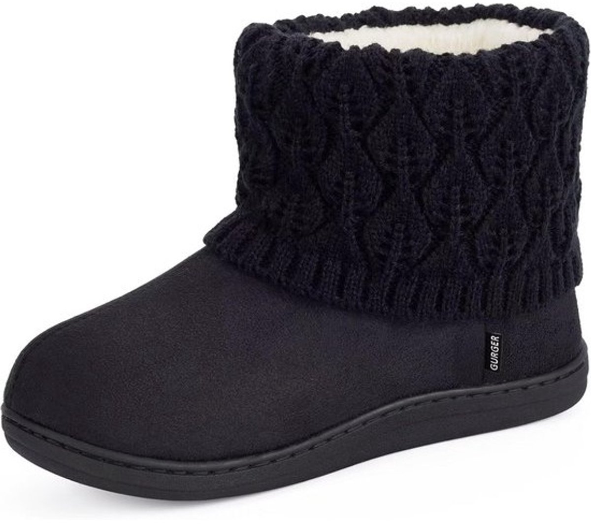 Warme Heren Dames Pantoffel Laarzen voor Binnen en Koude Dagen