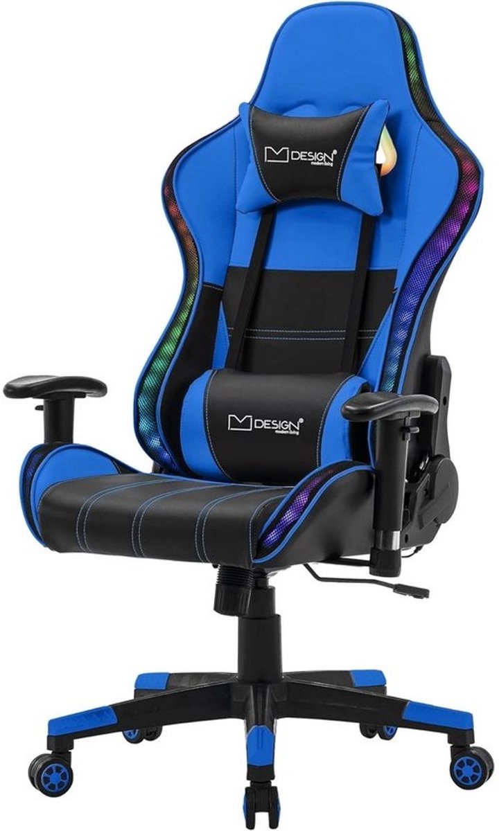 Ergonomische Gaming Stoel met RGB Verlichting en Bluetooth Speakers