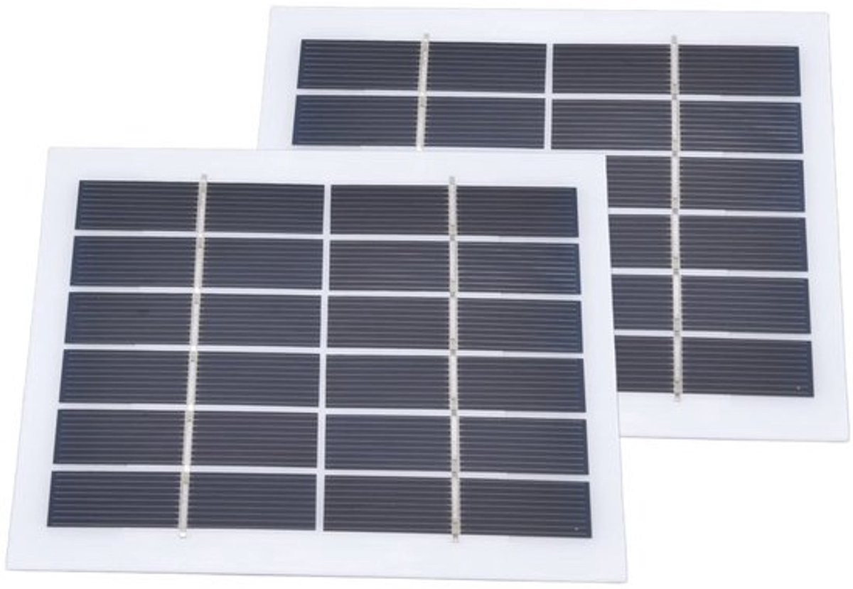 Allecto - Zonnepaneel - 2W 6V - Hoogwaardige Solar Cells - Voor DIY Systemen - Duurzaam en Efficiënt - Geschikt voor Oplaadbare Toepassingen - Form...