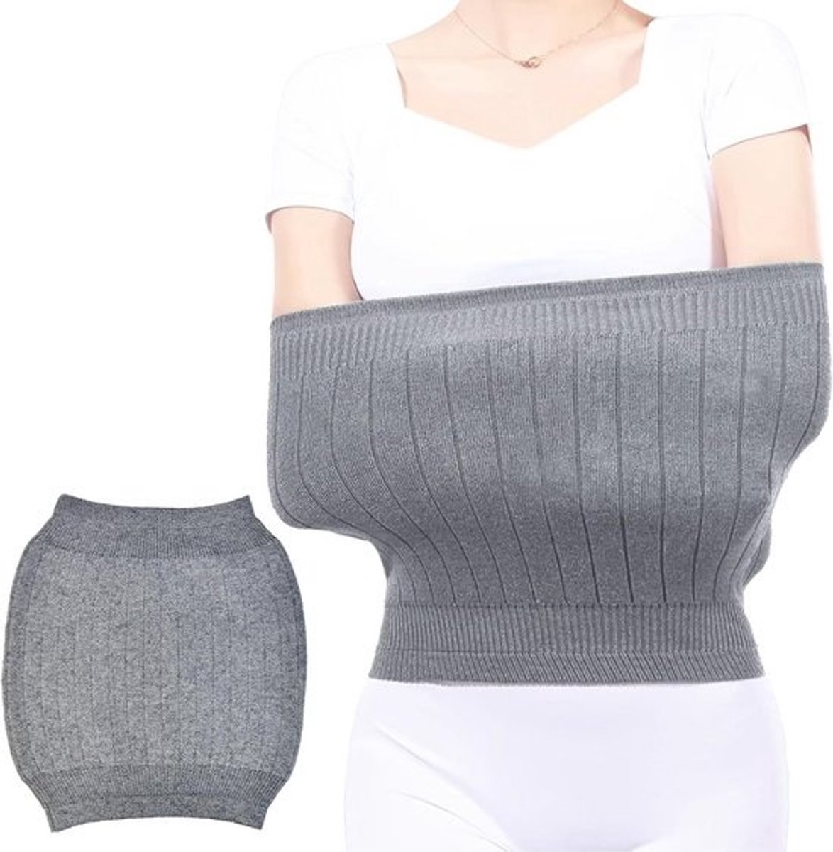Elastische Nierwarmer van Kasjmier voor Dames en Heren - Warme Rug- en Tailleondersteuning